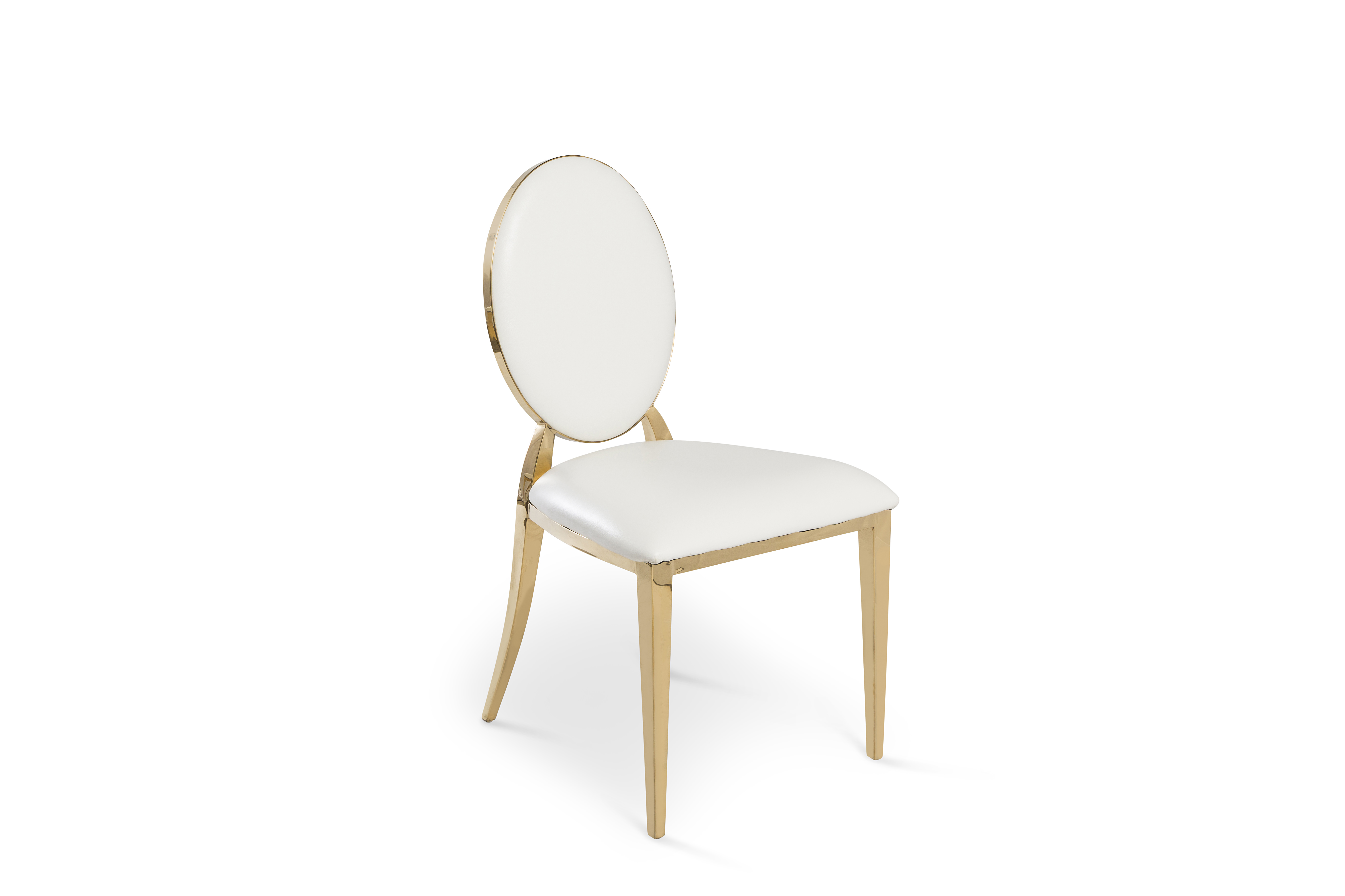 Gold O Sleek Chair Carolina's Luxury Event Rentals