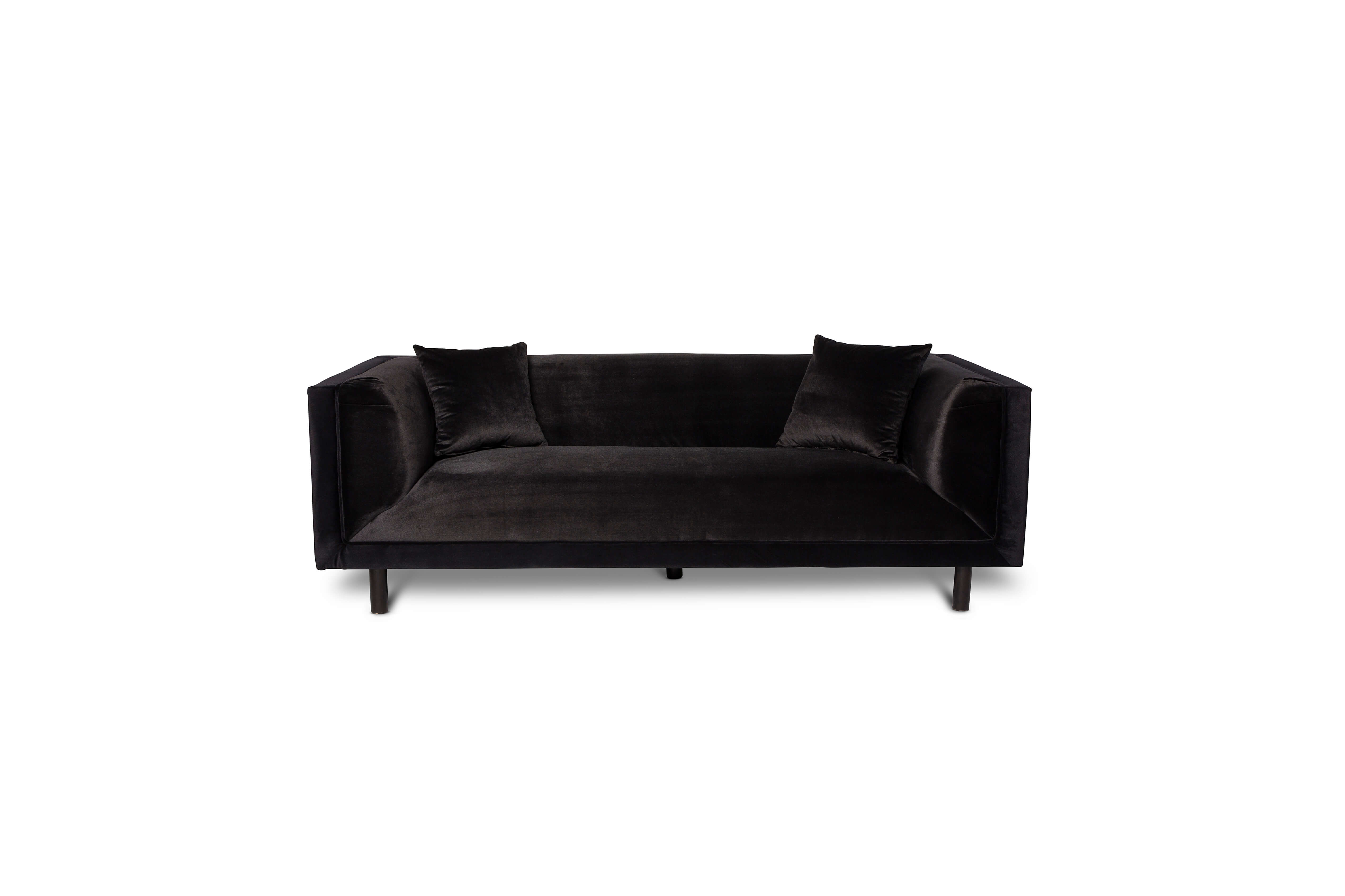 Milan Velvet Sofa Carolina's Luxury Event Rentals